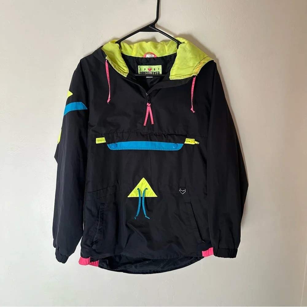 Obermeyer Vintage 90’s Alpine Neon Anorak Jacket